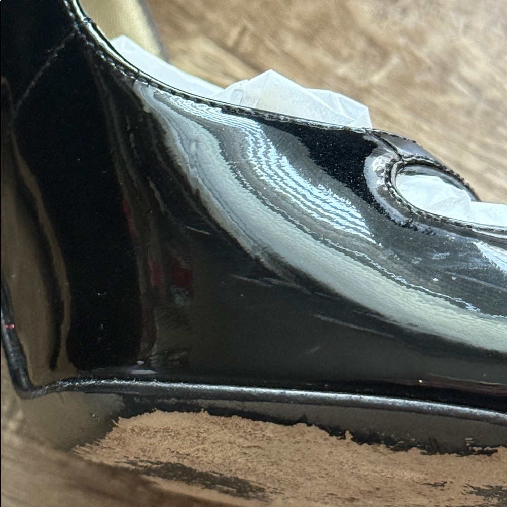 Dolce & Gabbana Vernice Spuntata Pump Black Patent Leather Size 38.5 - Picture 13 of 15